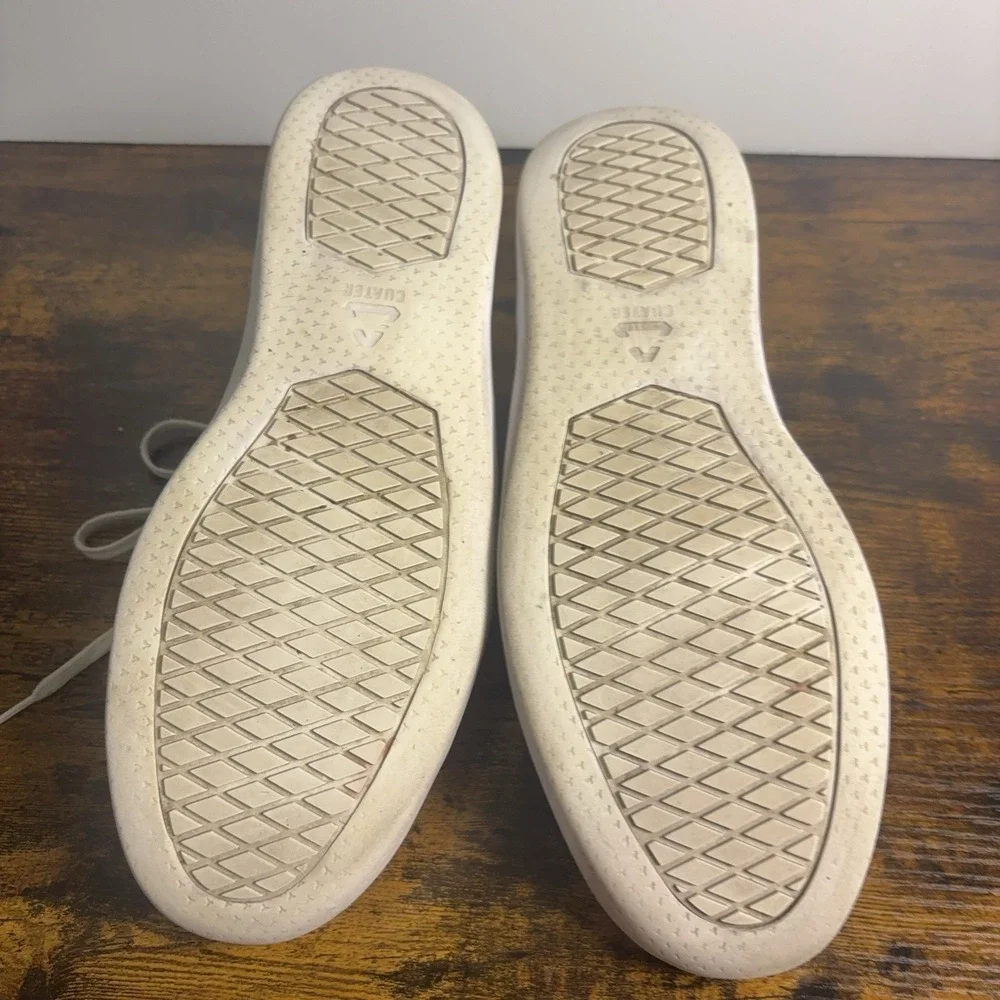 Travis Mathew Cuater Sneakers Mens Sz 13 White Leather Golf Vented